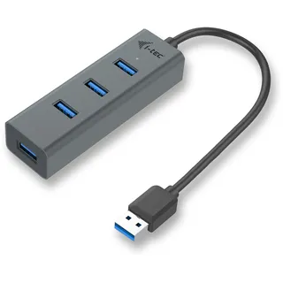 iTEC i-tec USB 3.0 Metal HUB mit LED-Kontrollleuchte für Notebook, Tablet oder PC