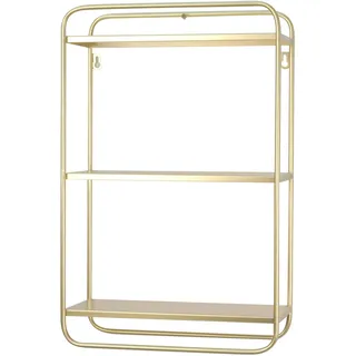 Hofmann Living And More Wandregal 36 x 15 x 56 cm Gold