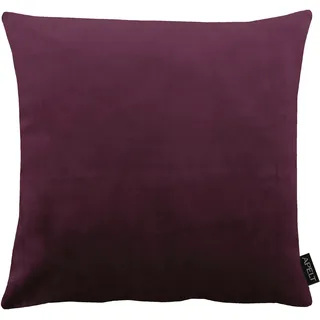 Dekokissen APELT "Arte" Gr. 1, lila (beere, unifarben), B:45cm L:45cm, Polyester, Dekokissen_Sitzkissen_Kissenhüllen, Dekokissen, Kissenhülle mit Füllung, 1 Stück