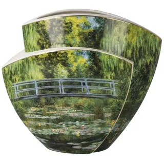 GOEBEL Vase 20 cm Japanische Brücke Claude Monet - Artis Orbis