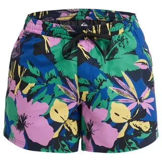 QUIKSILVER Everyday Printed Volley 15 Badeshorts Dark Navy Interact Floral S