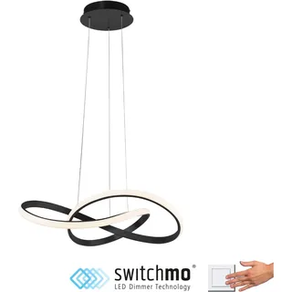 just light. Maria 1-flg. 57 cm geschwungen schwarz