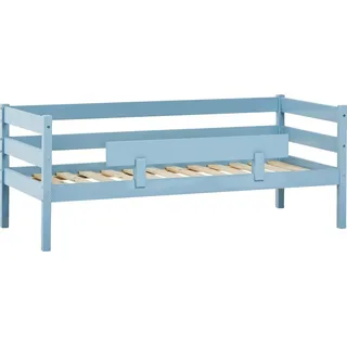 Jugendbett ECO Comfort 70 x 160 cm Kiefer massiv blau