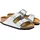- "Arizona" Sandalen für Damen, Leder, Birko-Flor PP14536 (40 EU) (Silber) - Silber