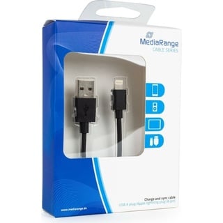 MediaRange Lightning-Kabel (1.20 m, USB 2.0 auf Apple Lightning