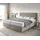 Boxspringbett Dream-Well 180x200 cm Mikrofaser Beige mit Matratze und Topper