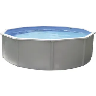 Aufstellpool Stahlwandpool-Set rund Ø 460x130 cm inkl. Sandfilteranlage, Skimmer