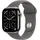Watch Series 11 GPS + Cellular 42 mm Titaniumgehäuse beige Sportarmband grau M/L