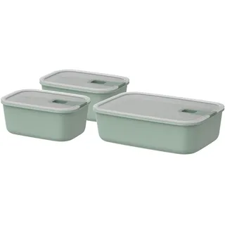 Mepal EasyClip Frischhaltedose nordic sage 2 x 0,7 l + 1 x 1,5 l