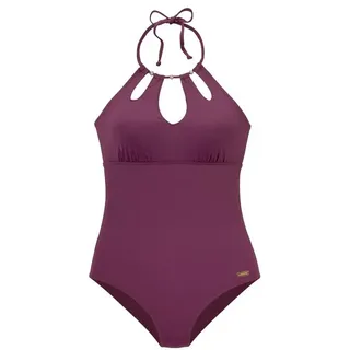 LASCANA Badeanzug Damen bordeaux Gr.34