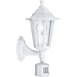 EGLO Außenleuchte Aluminium 42,5 cm inkl. Bewegungsmelder weiß