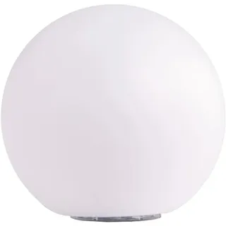 Heitronic Dekoleuchte Kunststoff 25 cm Ø 23,3 cm Akku Solar weiß