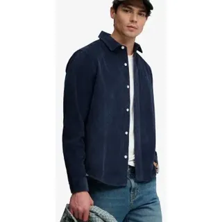 Superdry für Herren. M4011188A Cordjacke Marineblau (L), Lässig, Kord, Langarm