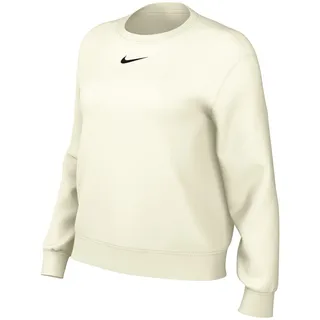 Nike Sportswear Phoenix Fleece Damen-Sweatshirt Mit Rundhalsausschnitt, Sail/Black, DQ5751-133, L