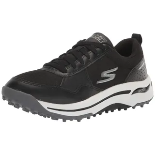 Skechers Go Golf Arch Fit 214018-BKW, Mens Golf Shoes, Black, 41 EU