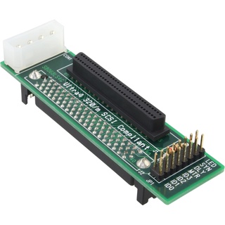 InLine SCSI-SCA U320 Adapter, 80pol Buchse auf 68pol mini Sub D Buchse