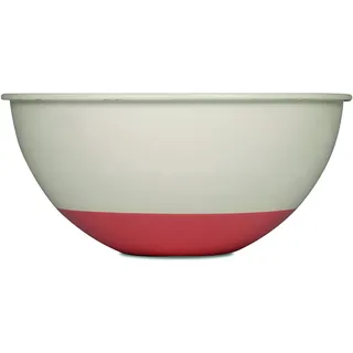 RIESS Riess, 0438-570, Schüssel 30cm, Emaille, Truehomeware, Edition Sarah Wiener, Farbe Obers/Pfirsich, Schale, Bowl, für Obst, Salat und Teig