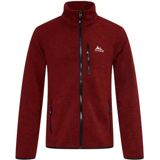 Nordberg Frank Fleece Vest - Men - Bordeaux Melange - Größe xxl - Rot