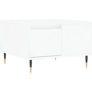 vidaXL Couchtisch Weiß 55x55x36,5 cm Holzwerkstoff - Weiß