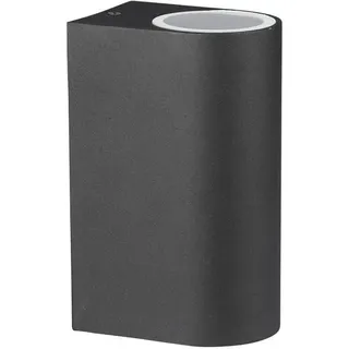 V-Tac Wand Strahler Up Down Aluminium 15,0 cm 1x GU10 schwarz