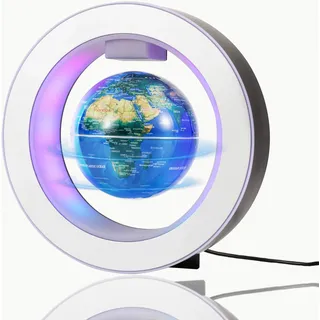 Magnetisch Schwebender Globus 4" mit LED-Sternbildern, Rotierend für Kinder, Coole Büro-Deko und Einzigartige Geschenkideen für Männer oder Technische Geburtstagsgeschenke für Teenager-Jungen