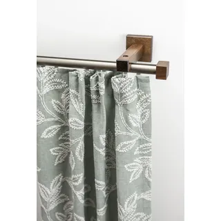 GARESA Gardinenschiene Cubus, Quad Innenlauf 1-läufig Ø 0 mm 390 cm Braun