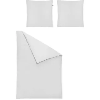 IRISETTE Lago 8450 Feinbiber Grau 200 x 200 cm + 2 x 80 x 80 cm