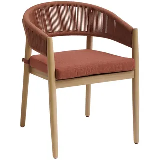 Set mit 2 Gartensesseln Tevio Ziegel - Hespéride - Bunt