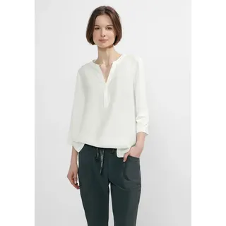 Cecil Materialmix Bluse - Weiß