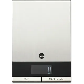 Wilfa Küchenwaage GRAM STÅL, bis 5 kg, Silber