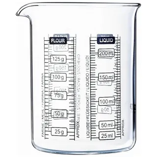 Pyrex 255040 Kitchen Lab Messbecher, 0,25 L