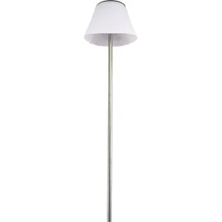 LED Solarlampe Gartenlampe Wegleuchte Outdoor, Gartendekor, Erdspieß aus Edelstahl, Maße ca. 90x18cm bis zu 8 Stunden Leuchtdauer - Weiß