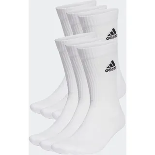 Adidas Cushioned Sportswear Crew Socken 6 Paar White / Black 37-39