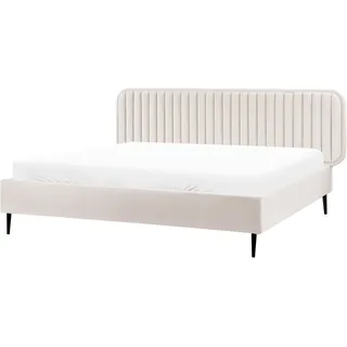 Beliani Brin 180 x 200 cm Beige/Schwarz