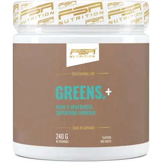 FSA Nutrition Greens+ Superfood Pulver Rote Beere 240 g