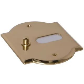 Klingel Bell Bedienfeld Messing Poliert 1 pulsante Außen