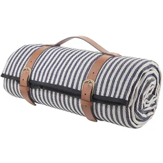 Butlers Picknickdecke Wanderlust , Blau , Textil, Kunststoff , 200x150 cm , Heimtextilien, Wohntextilien, Decken