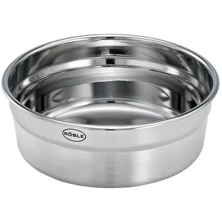 Rösle Dose FLEXX 2GO rund silber 13,5 x 5,1 cm 0,4 l