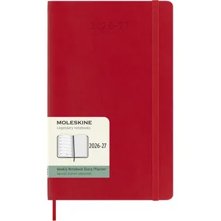 Moleskine Wochenkalender 2026/2027 Scharlachrot
