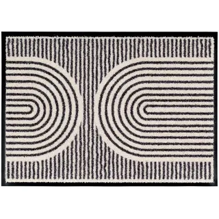 Schöner Wohnen Fußmatte Bellevue Semi-Circles 50 cm x 70 cm Creme,