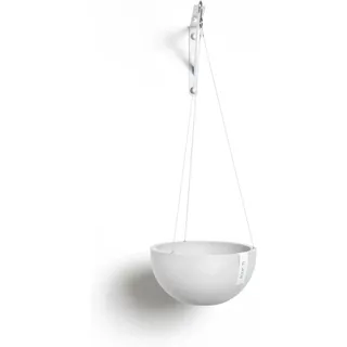 Ecopots Pflanztopf Brussels Hängend Weiß 26,5 cm x 13 cm