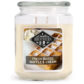 Candle BROTHERS Fresh Baked Waffle & Cream 510 g weiß