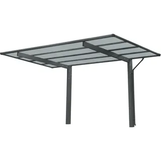 Ximax Einzelcarport Wing Typ 80 mit Welldach Anthrazit 275,7 cm x 531,4 cm