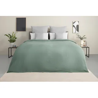 otto home Tagesdecke »Mira« leichte Tagesdecke, aus 100% Baumwolle, uni Überwurf, ohne Füllung,
