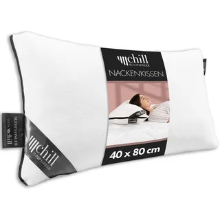 chill SLEEPLONGER Nackenkissen Kopfkissen 40x80 cm - Schlafkissen Atmungsaktiv & Waschbar & 100% Vegan Komfortables Nackenkissen für Rückenschläfer Bauchschläfer und Seitenschläfer