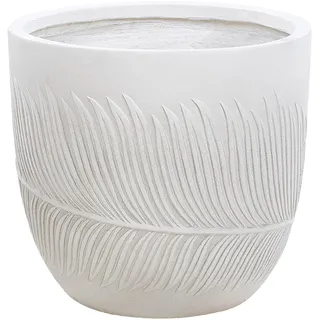 Beliani Ftero 35 x 35 x 33 cm Cremeweiß