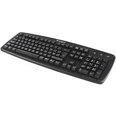 Kensington ValuKeyboard - Tastatur - PS/2, USB - Tschechisch - Schwarz