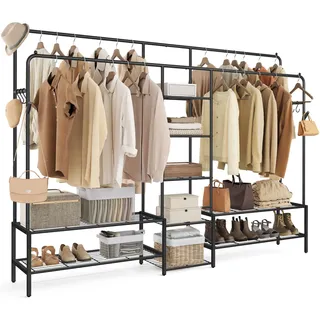 Songmics Garderobenständer HSR183B01 Schwarz