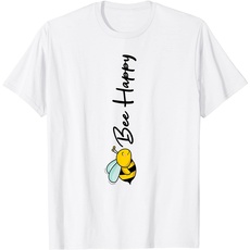 Bee Happy Honig Bienen Bienenzüchter Imker T-Shirt