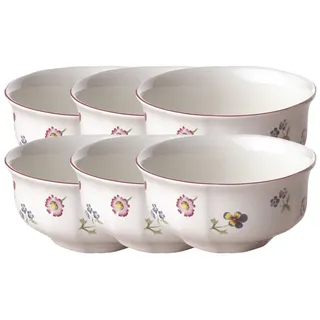 Villeroy & Boch Dessertschalen Petite Fleur 6-tlg. weiß